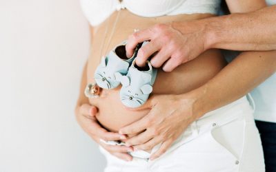 Séance photos de grossesse en argentique au studio